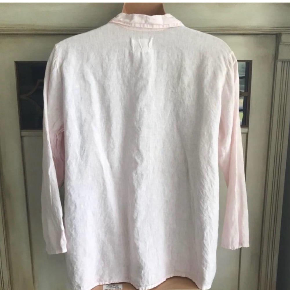 Flax Pink Tunic Top with Relaxed - Picture 3 of 5